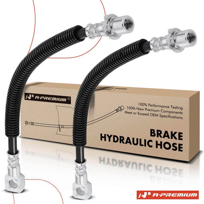 2X Front Brake Hydraulic Hose for Chevrolet S10 (2000–2003) GMC Isuzu