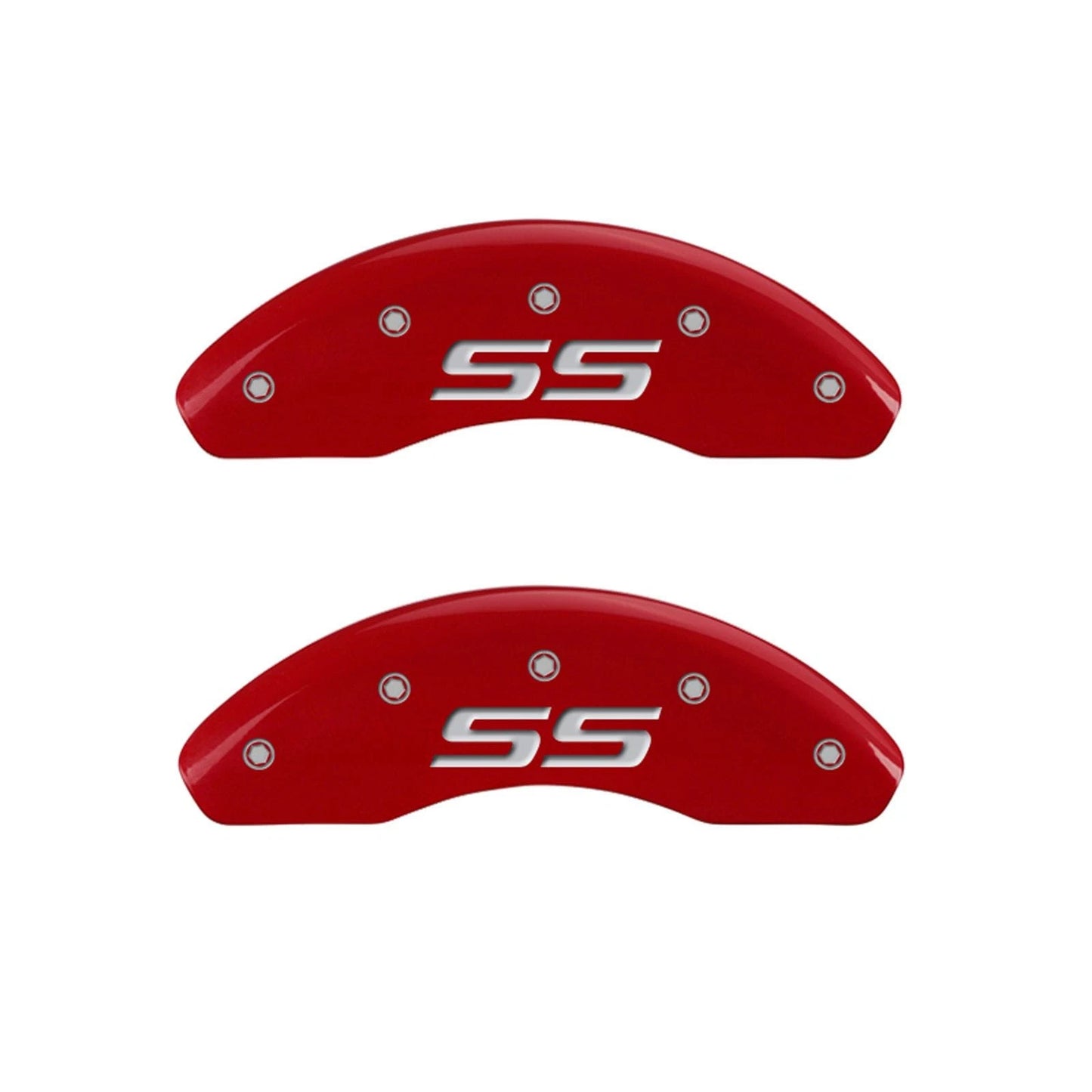 Front and Rear Red SS Caliper Covers for Chevy Monte Carlo (2000–2005)