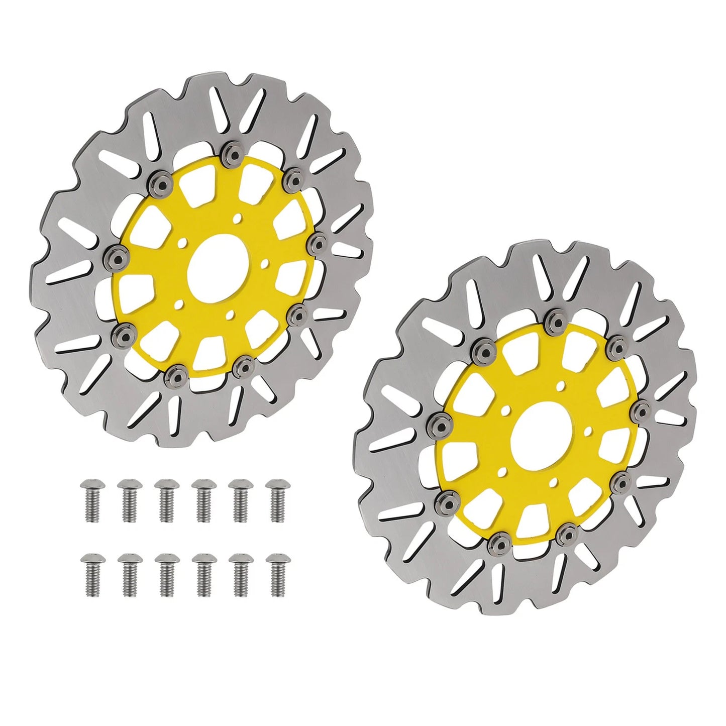2x Front Brake Rotor Disc for Harley-Davidson Touring Trike Softail (2008–2024)