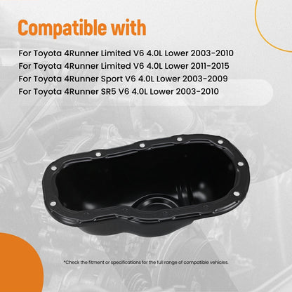 Engine Oil Pan Assembly for Toyota 4Runner 4.0L V6 (2003-2015)