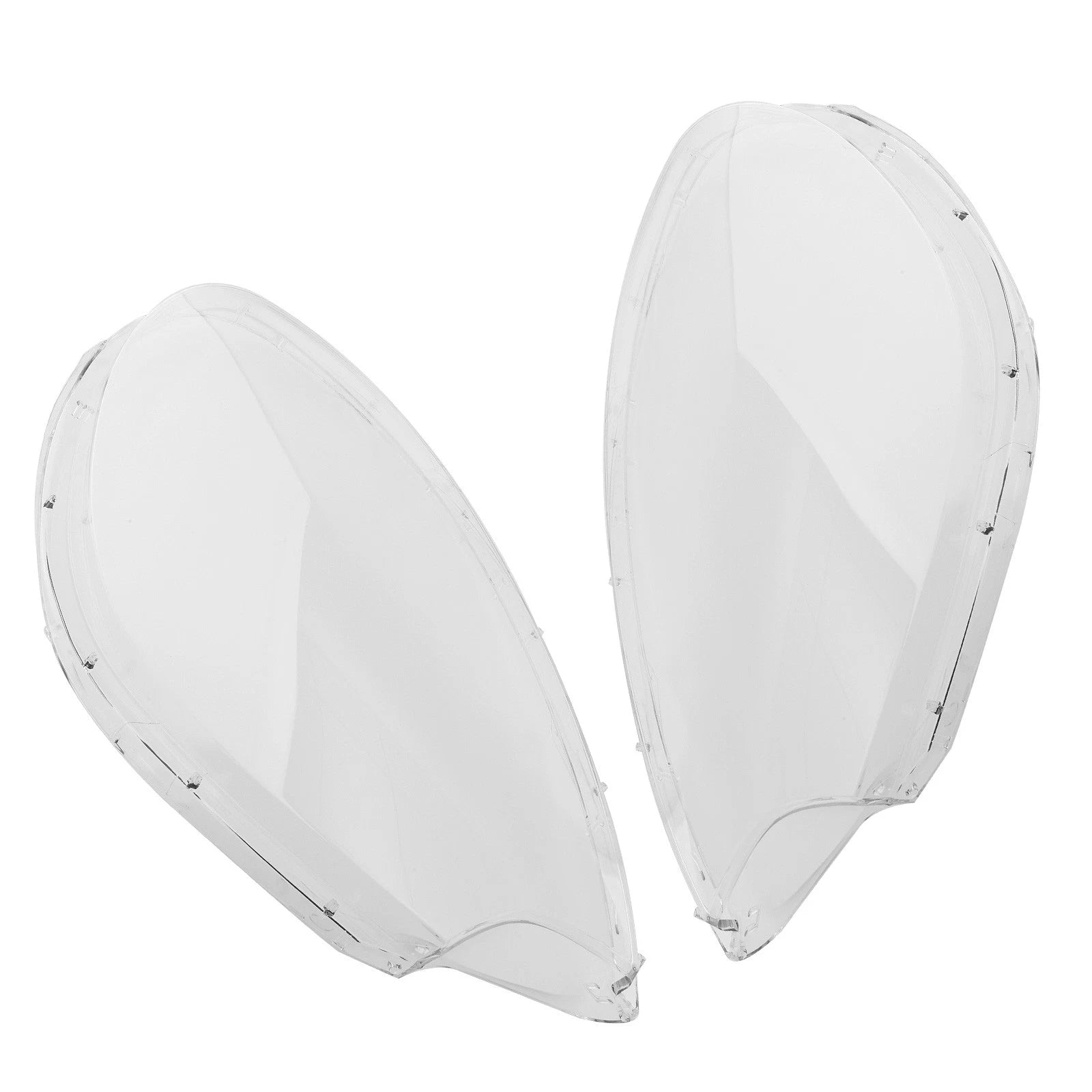 Front Clear Headlamp Lens Cover Pair for Porsche Macan (2015–2018)