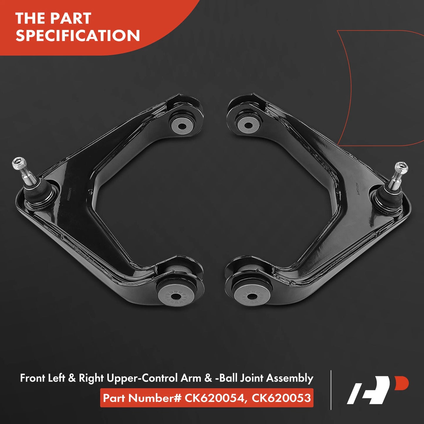 2X Front Upper Control Arm with Ball Joint for Chevy GMC Hummer