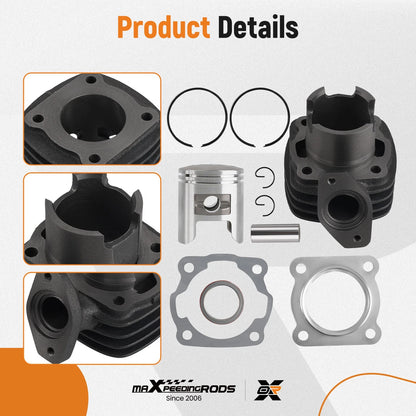 Cylinder Piston Gasket Upper End Kit Set for Honda Spree NQ50 (1984–1987)