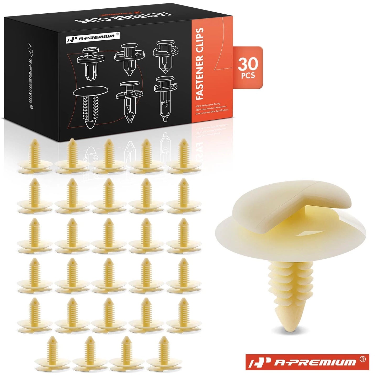 30x Door Interior Panel Retainer Clips for Chevy