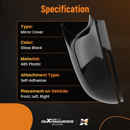 Door Mirror Kit Set for Audi Q3 A6 S6 RS6 RS5 (2009–2012)