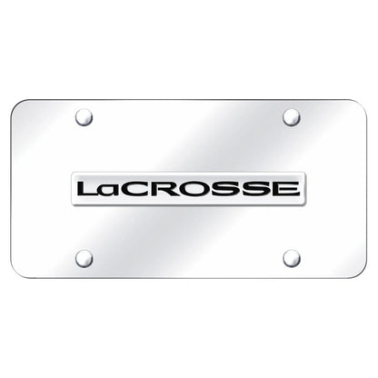 Chrome Name on Chrome License Plate - Officially Licensed for Buick LaCrosse