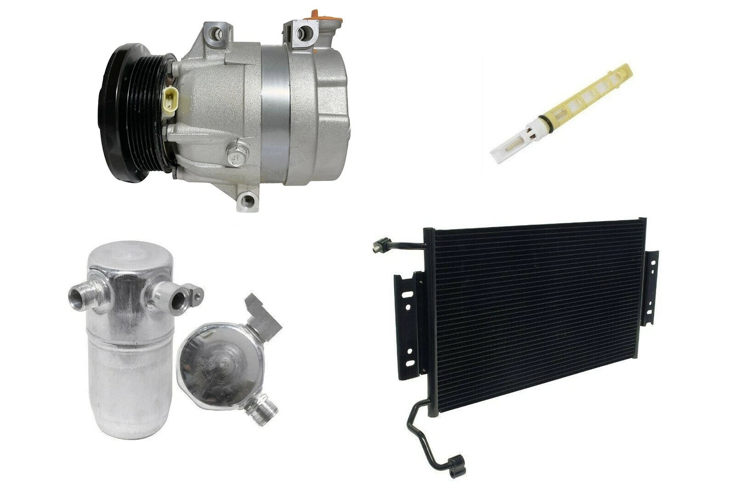 AC Compressor Kit With Condenser for Pontiac Grand Am 3.4L (2004–2004)