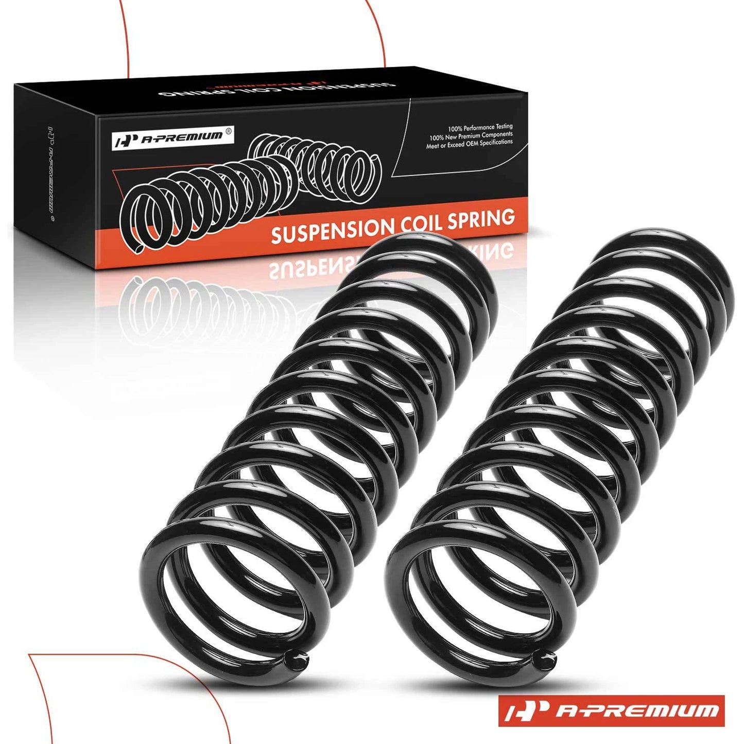2X Front Coil Springs for Chevrolet Camaro (1967–1969) Olds Omega (1973–1974)