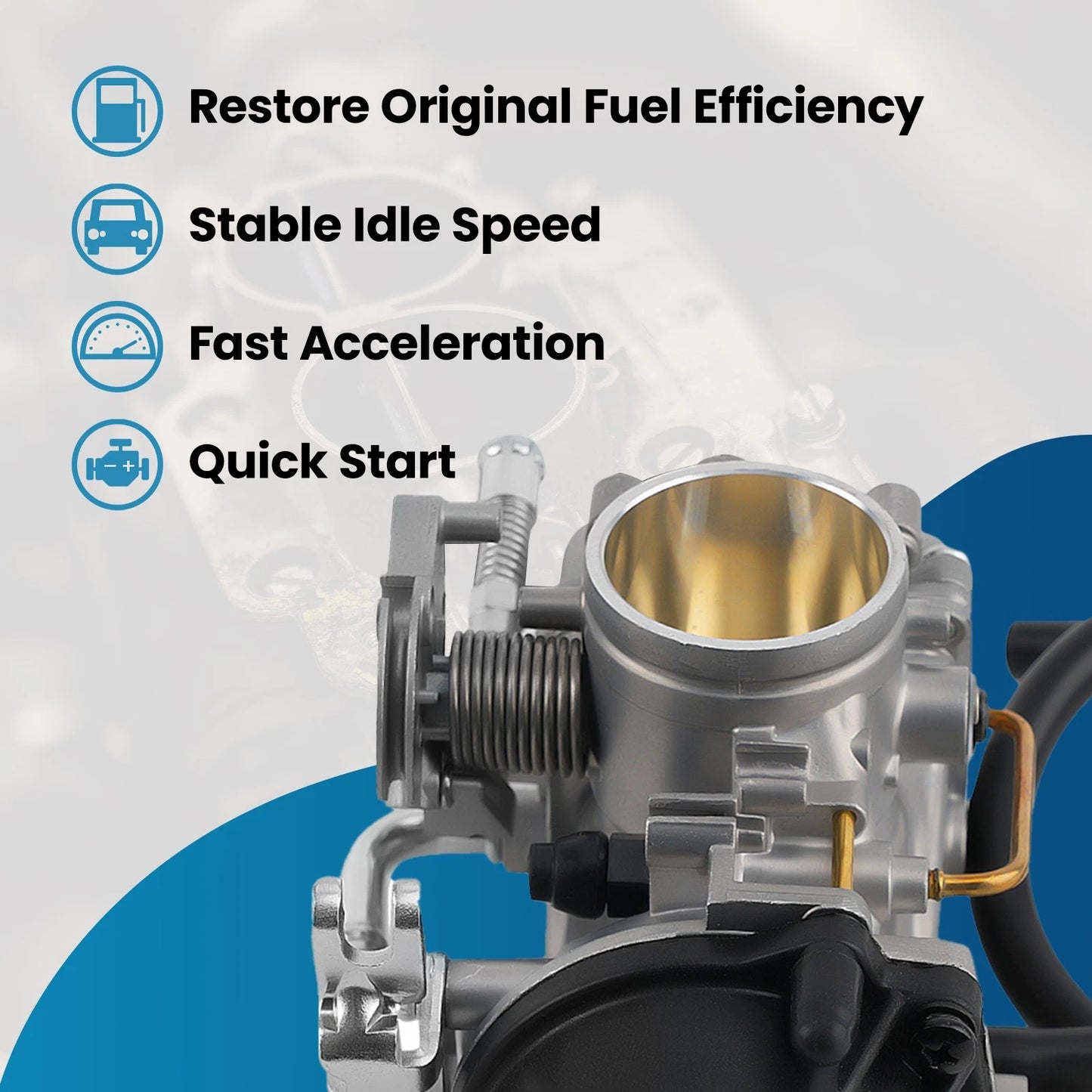 Carburetor with Fuel Filter for Suzuki DR650SE (1996–2019)