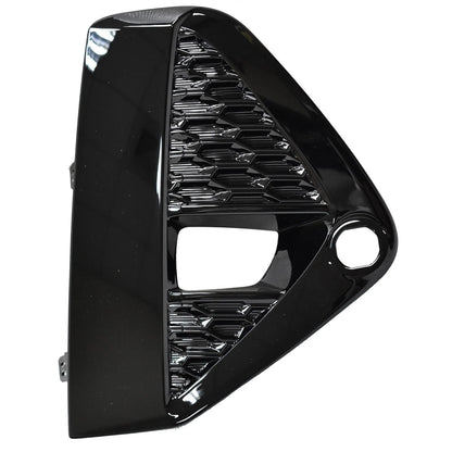 Replacement Black Gloss ABS Plastic Front Passenger Side Fog Light Bezel