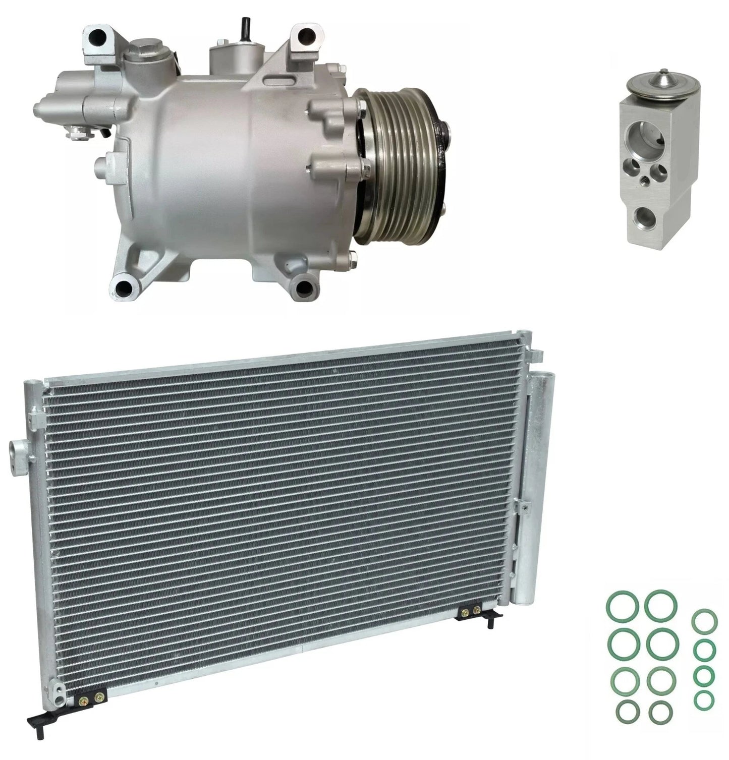 A/C Compressor Kit With Condenser for Honda Civic Coupe 2.0L (2011–2015)