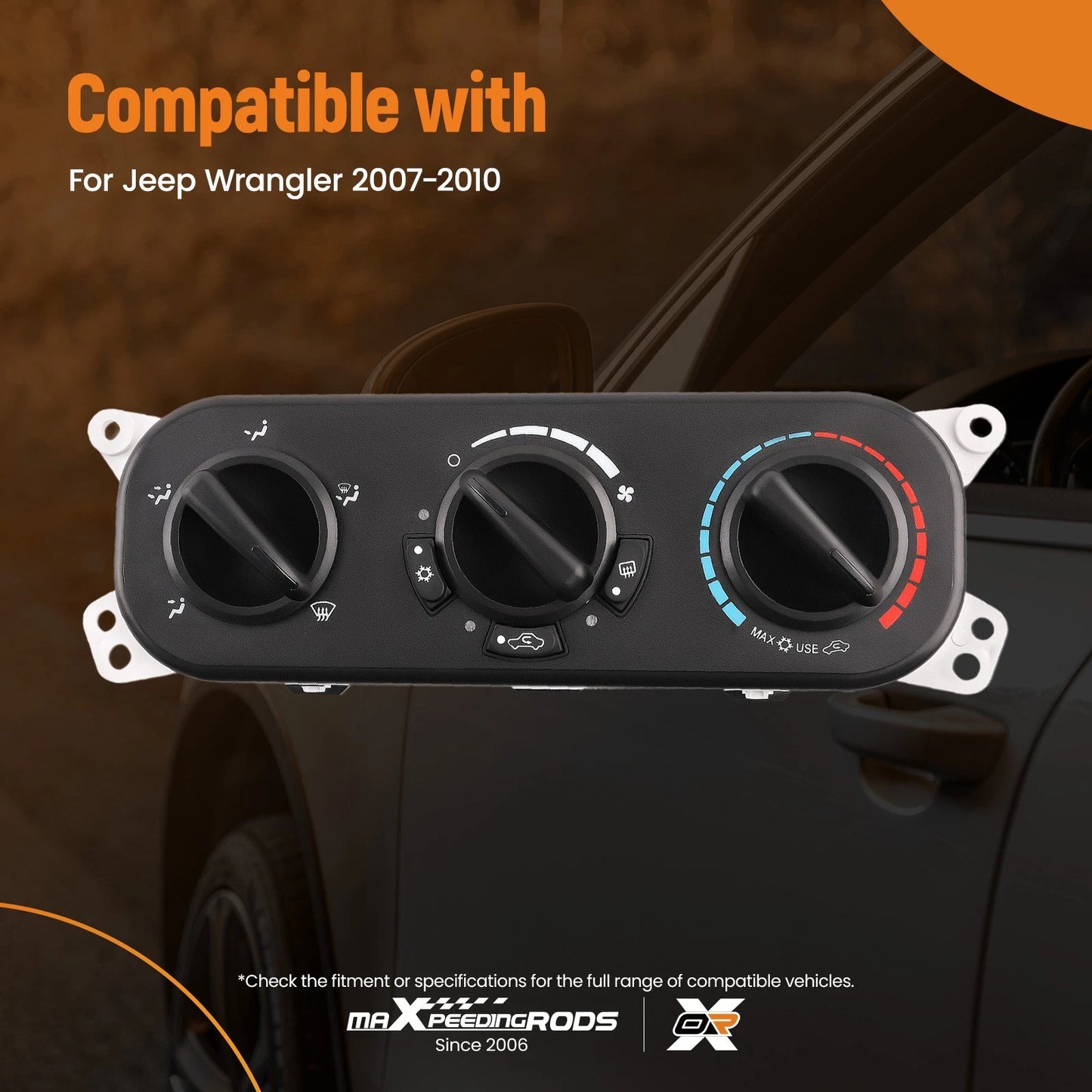 A/C Heater Control Unit for Jeep Wrangler JK (2007–2010)