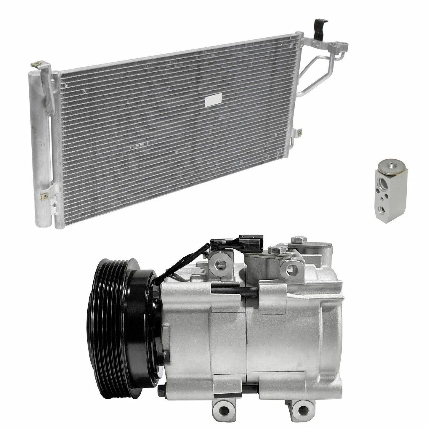 AC Compressor Kit With Condenser for Kia Optima 2.4L (2004–2005)