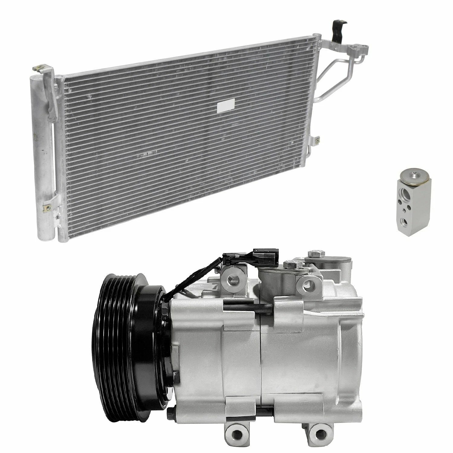 AC Compressor Kit With Condenser for Kia Optima 2.4L (2004–2005)