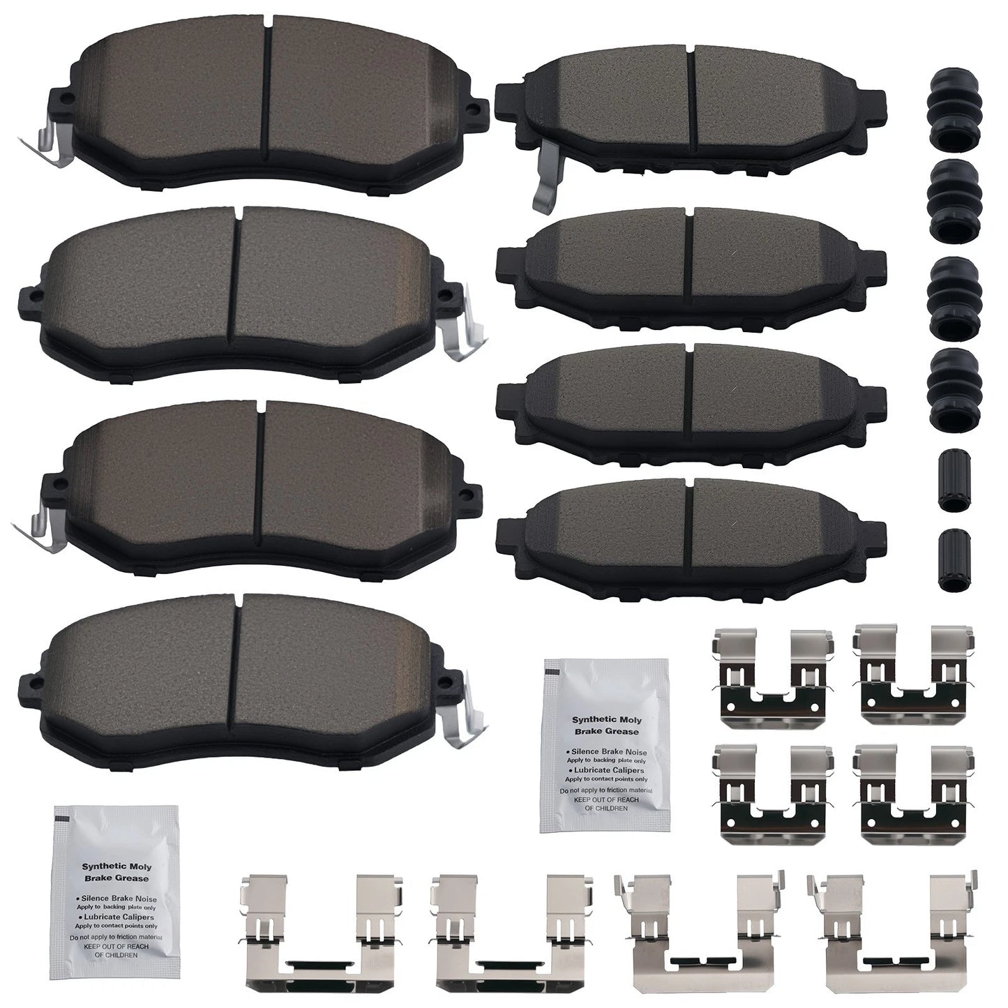 Front Ceramic Brake Pads for Subaru XV Crosstrek (2013–2017)