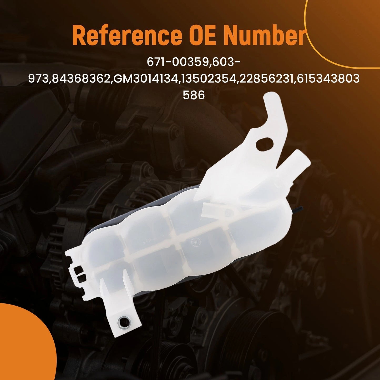 Engine Coolant Overflow Tank for Chevrolet Suburban GMC Yukon (2015-2017)
