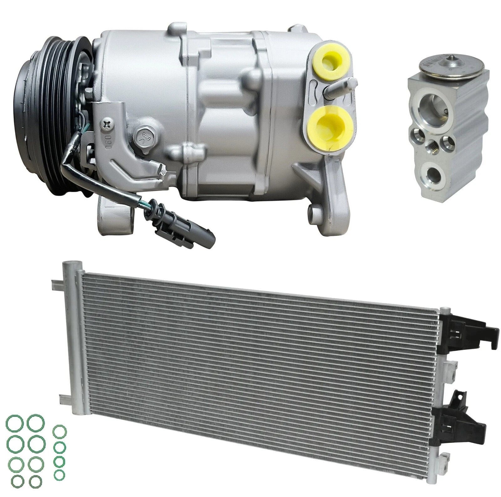 A C Compressor Kit With Condenser for Chevrolet Silverado 1500 (2020–2020)