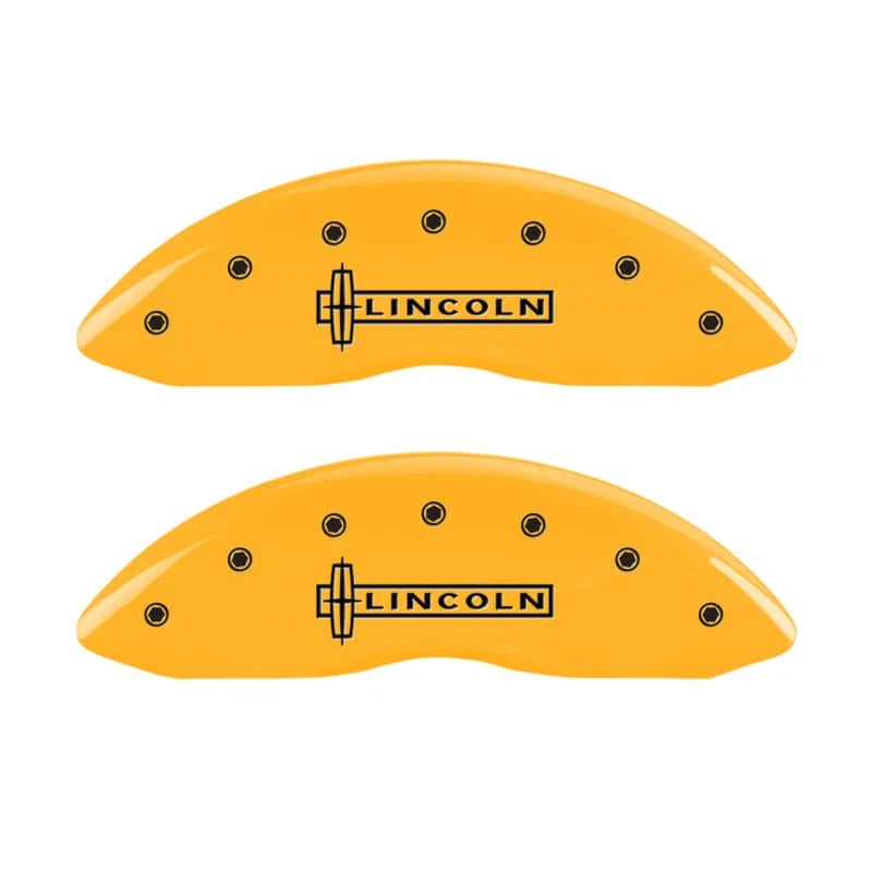 Caliper Covers Set of 4 Yellow for Lincoln Navigator (2018–2020)