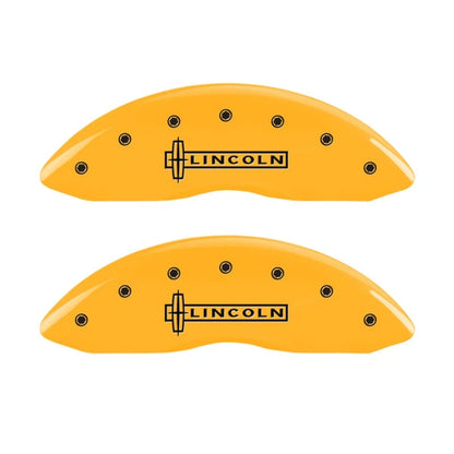 Caliper Covers Set of 4 Yellow for Lincoln Navigator (2018–2020)