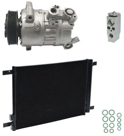 AC Compressor Kit With Condenser Replacement for Audi S3 2.0L (2017–2019)