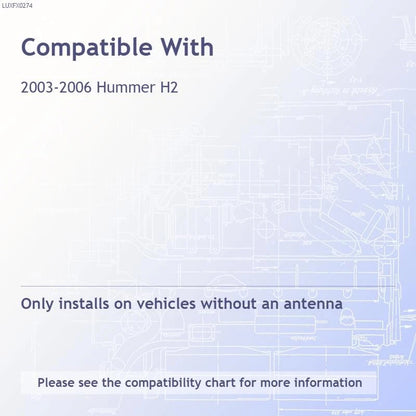 2pc Chrome Cowl Vent Cover for Hummer H2 (2003–2006)