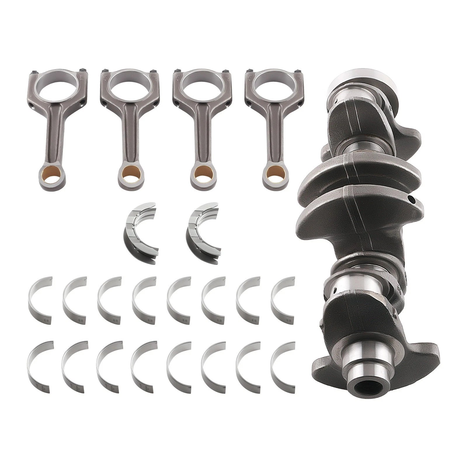 Crankshaft w/ Connecting Rods & Bearings Kit for BMW N20 320i 328i 528i (2012–2019)