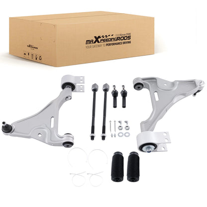 Front Lower Control Arms Inner & Outer Tie Rod Ends for Cadillac DTS (2006–2011)