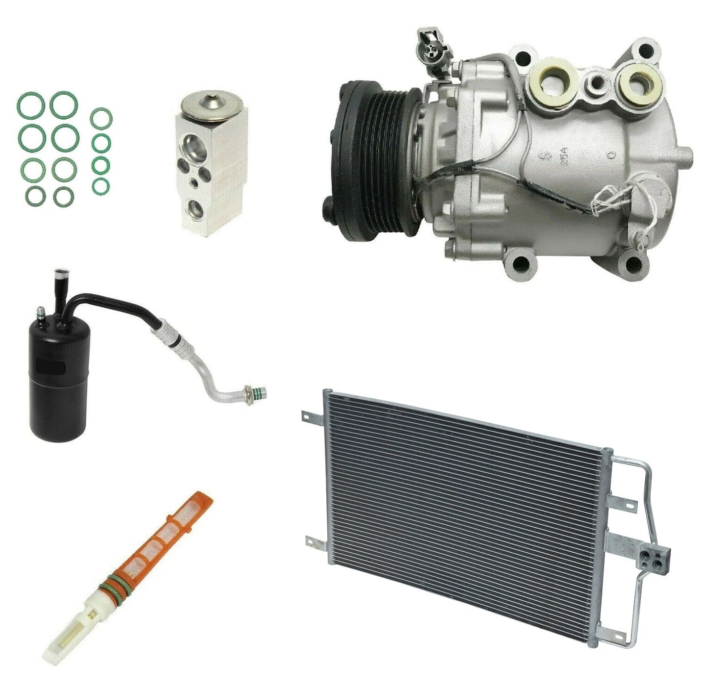 AC Compressor Kit with Condenser for Ford Escape (2006–2007)