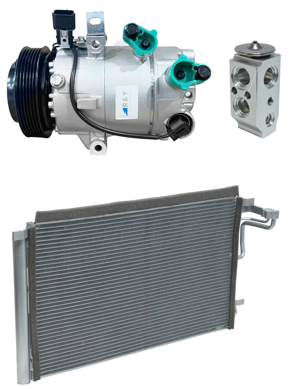 AC Compressor Kit With Condenser for Hyundai Elantra 2.0L (2018–2018)