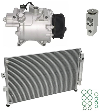 AC Compressor Kit With Condenser for Honda Civic Sedan 2.0L (2009–2015)