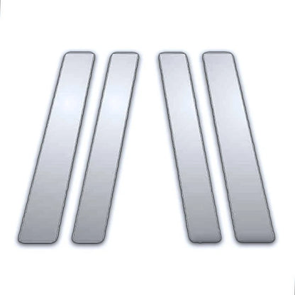 4Pc Chrome Pillar Post Covers Replacement for Nissan Sentra (2007–2012)