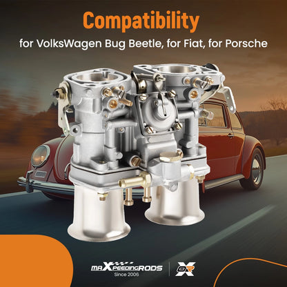 2-Barrel IDF Carburetor for BMW Volkswagen Super Beetle Jaguar (40–40)