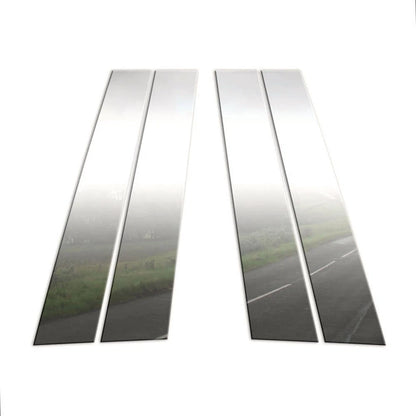 4Pc Chrome Pillar Post Covers for Ford Fusion MKZ Zephyr (2006–2009)