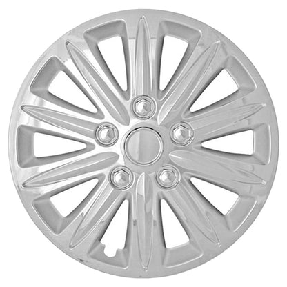 10 Spoke Push On Chrome Wheel Cover Hubcaps for Jeep Wrangler (2007–2018)