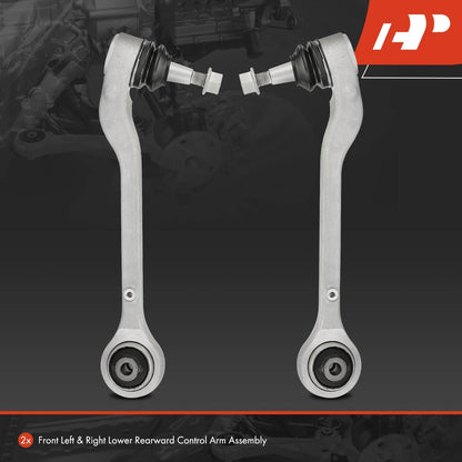 2X Front Lower Rearward Control Arm with Ball Joint for Chevrolet