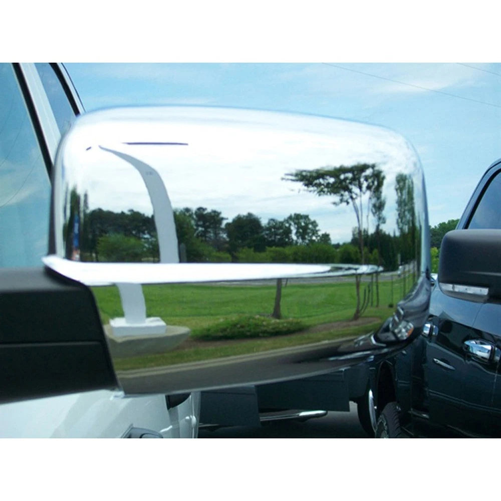 Chrome Mirror Covers Full for 2011–2018 Dodge Ram