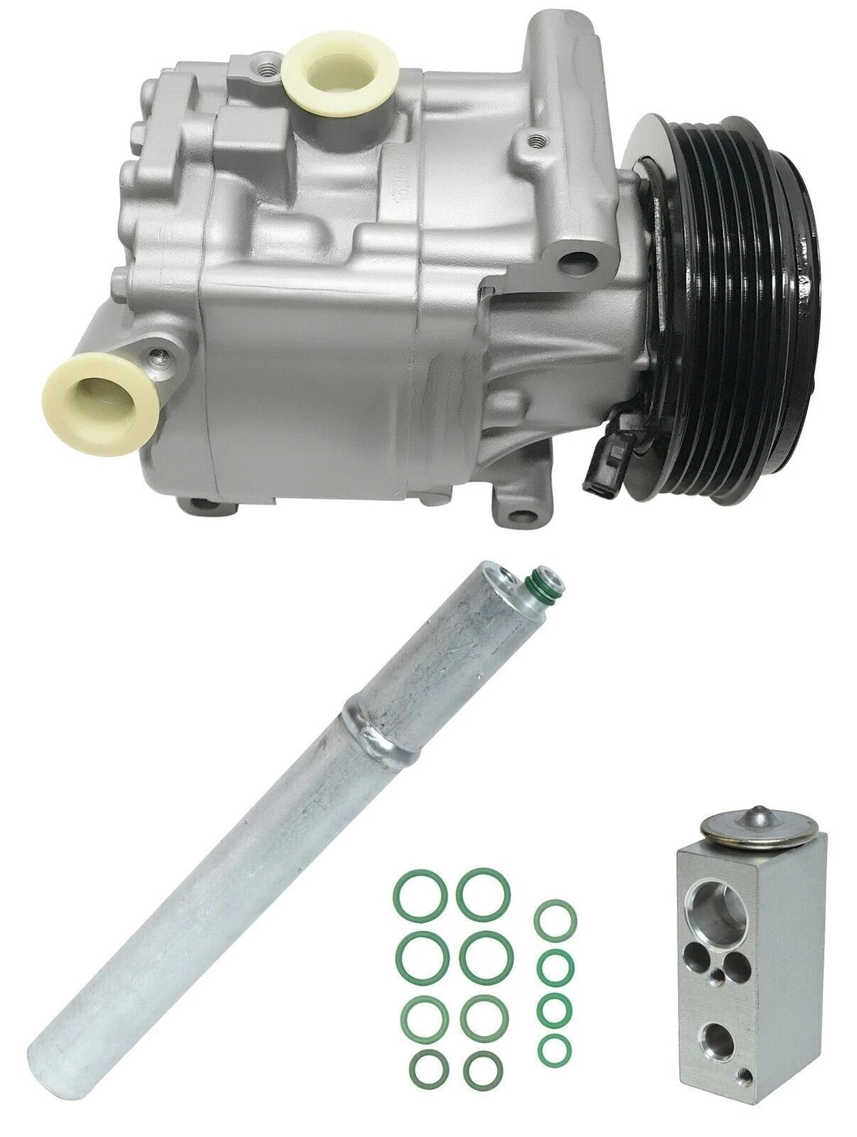AC Compressor Kit Replacement for Fiat 500 1.4L Turbo (2012–2017)