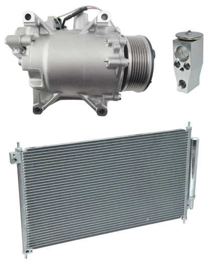 AC Compressor Kit With Condenser for Acura ILX 2.4L (2017–2017)