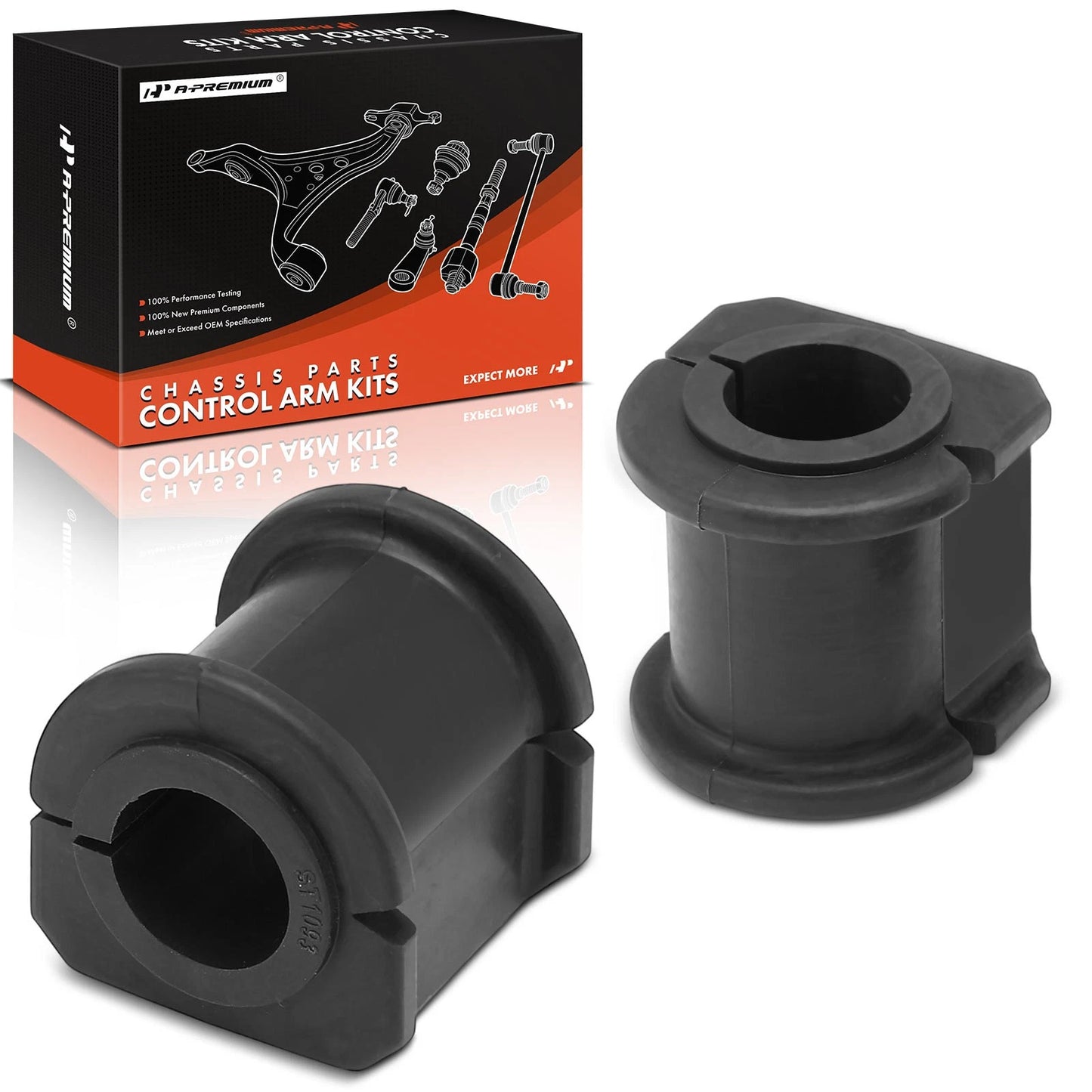 2X Rear Sway Bar Bushing Kit for Chevy Malibu (2004–2011)