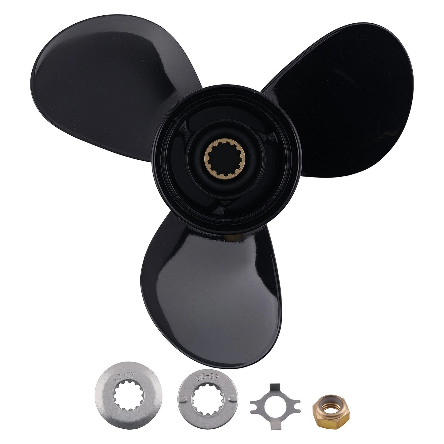 Aluminum Propeller 15" Pitch for Mercury 30HP 40HP 50HP (48-73140A45 RH)
