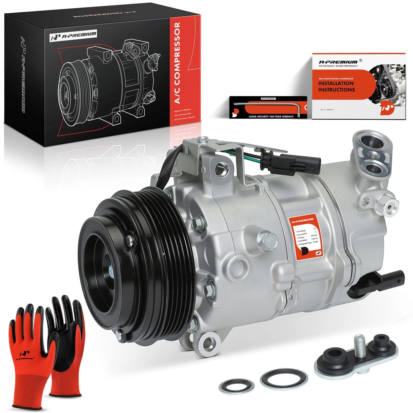 A/C Compressor with Clutch for Chevrolet Camaro (2016–2022)