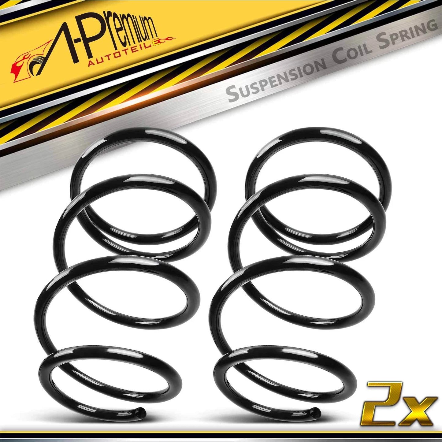 2X Front Coil Springs for Chevy Malibu (1997–2003) & Pontiac Grand Am (1999–2005)