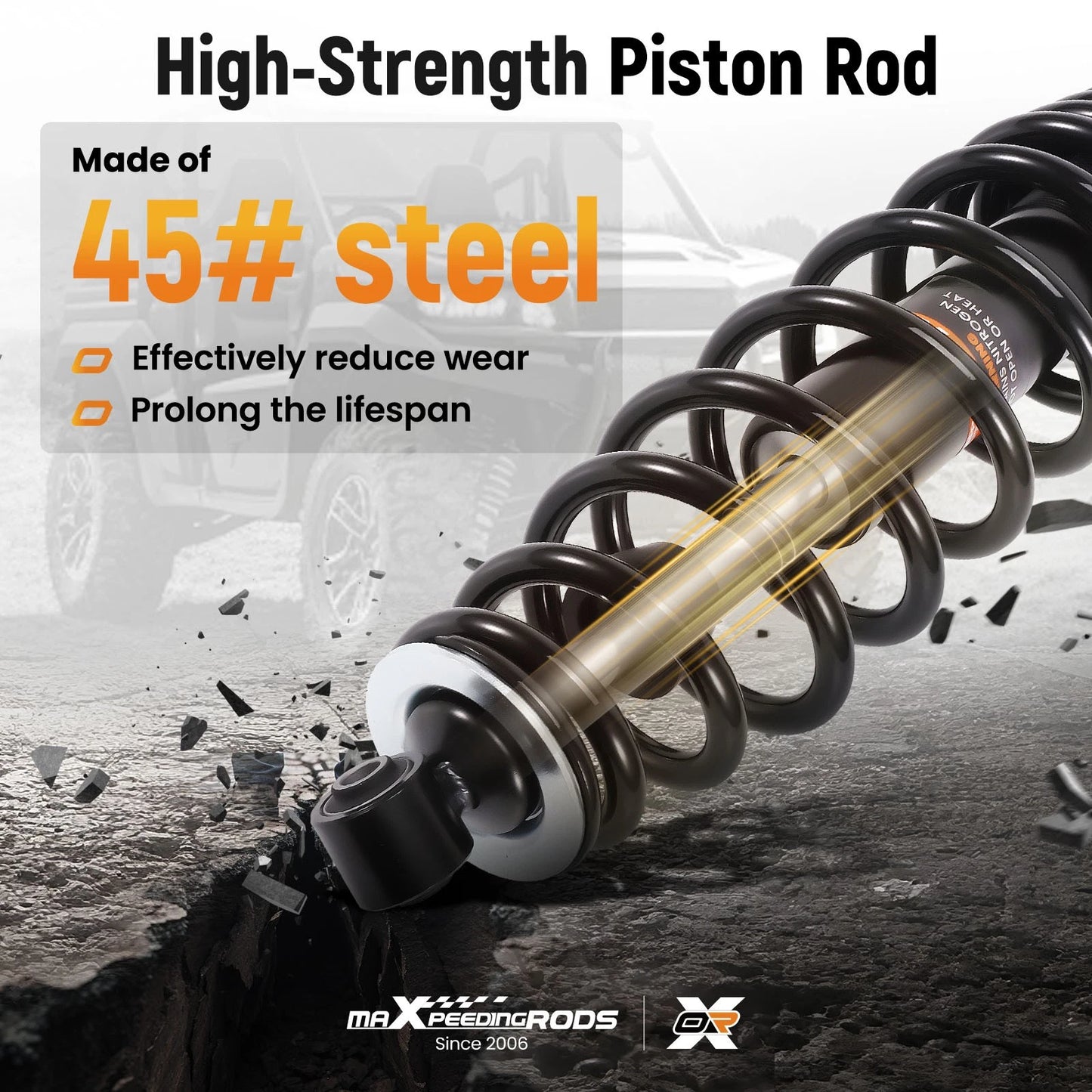 Front Coil-Over Shock for Can-Am Outlander 1000 & Renegade 500 (2012–2018)