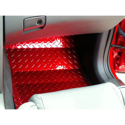 2pc Show Mats for Pontiac G8 GT (2008–2009) Black Diamond Plate