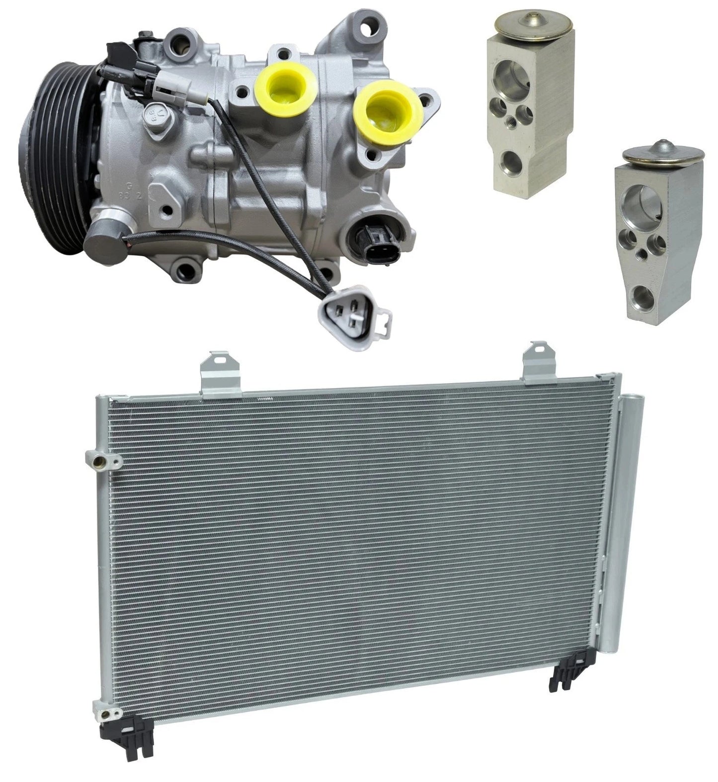 AC Compressor Kit With Condenser for Toyota Sienna 3.5L (2020–2024)