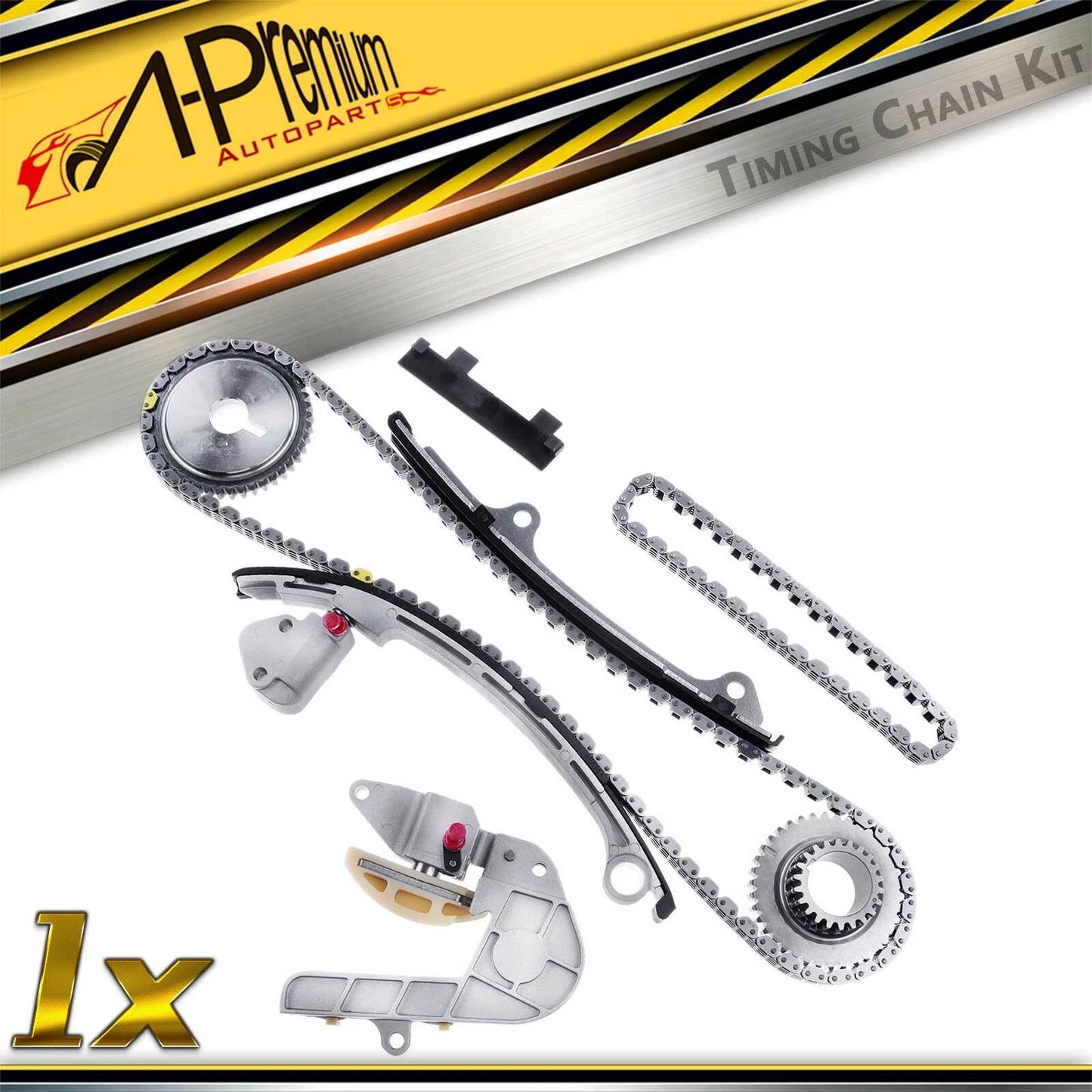 9x Timing Chain Kit for Chevy Malibu (1965–1967, 1973–1975, 1982–1983)