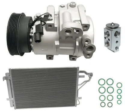 AC Compressor Kit With Condenser for Kia Forte Koup 2.4L (2011–2013)