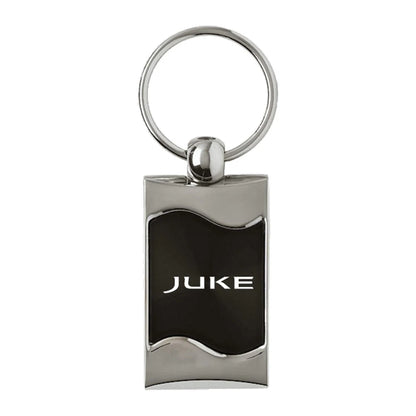 Black Rectangular Wave Keychain - Officially Licensed for Nissan Juke