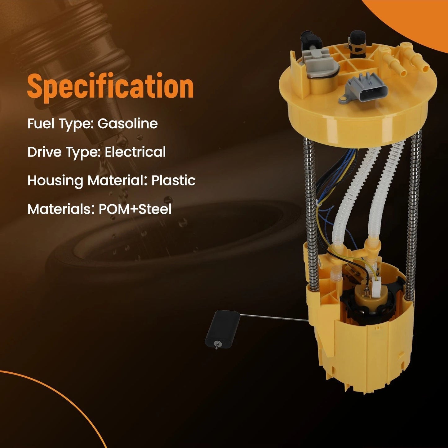 Electric Fuel Pump Module Assembly for Dodge Ram 2500 3500 (1998–2004)