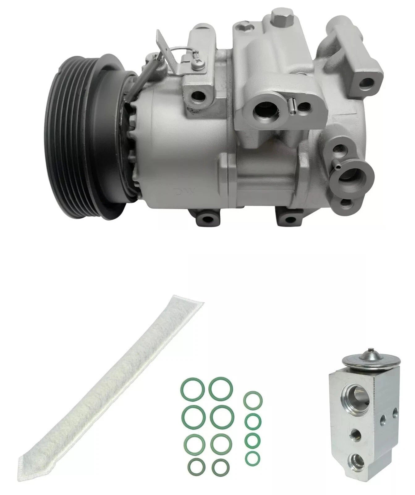 AC Compressor Kit Replacement for Hyundai Veloster 1.6L Turbo (2013–2016)